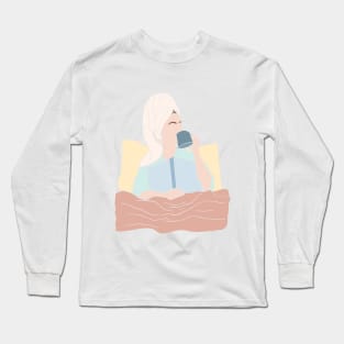 Self care, spa day illustration Long Sleeve T-Shirt